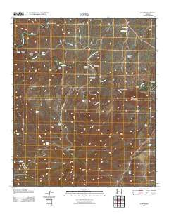 Guthrie Arizona Historical topographic map, 1:24000 scale, 7.5 X 7.5 Minute, Year 2011