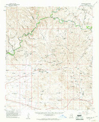 Guthrie Arizona Historical topographic map, 1:62500 scale, 15 X 15 Minute, Year 1960