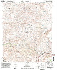 Hackberry Mountain Arizona Historical topographic map, 1:24000 scale, 7.5 X 7.5 Minute, Year 2004