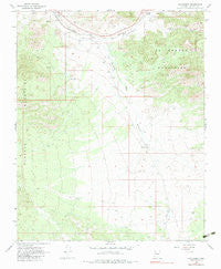 Hackberry Arizona Historical topographic map, 1:24000 scale, 7.5 X 7.5 Minute, Year 1968