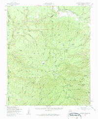 Hannagan Meadow Arizona Historical topographic map, 1:62500 scale, 15 X 15 Minute, Year 1958