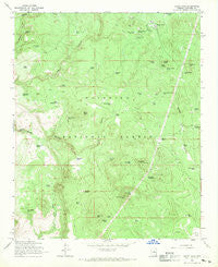 Happy Jack Arizona Historical topographic map, 1:24000 scale, 7.5 X 7.5 Minute, Year 1965