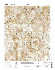 Happy Jack Arizona Current topographic map, 1:24000 scale, 7.5 X 7.5 Minute, Year 2014