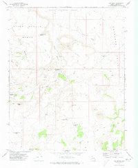 Hat Knoll Arizona Historical topographic map, 1:24000 scale, 7.5 X 7.5 Minute, Year 1971
