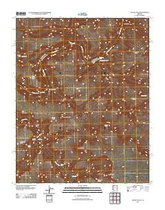 Havasu Falls Arizona Historical topographic map, 1:24000 scale, 7.5 X 7.5 Minute, Year 2011