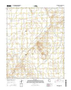 Heaton Knolls Arizona Current topographic map, 1:24000 scale, 7.5 X 7.5 Minute, Year 2014