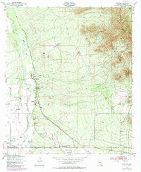 Hereford Arizona Historical topographic map, 1:24000 scale, 7.5 X 7.5 Minute, Year 1952