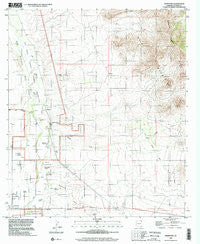 Hereford Arizona Historical topographic map, 1:24000 scale, 7.5 X 7.5 Minute, Year 1996