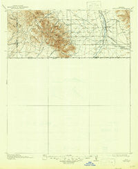 Hereford Arizona Historical topographic map, 1:125000 scale, 30 X 30 Minute, Year 1914