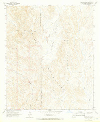 Hidden Valley Arizona Historical topographic map, 1:24000 scale, 7.5 X 7.5 Minute, Year 1965