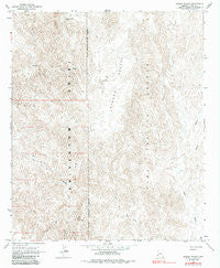 Hidden Valley Arizona Historical topographic map, 1:24000 scale, 7.5 X 7.5 Minute, Year 1965