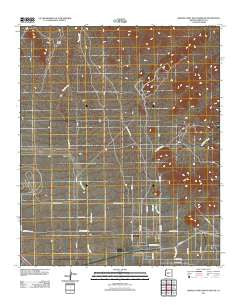 Hieroglyphic Mountains SW Arizona Historical topographic map, 1:24000 scale, 7.5 X 7.5 Minute, Year 2011