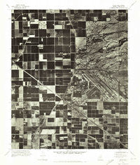 Higley Arizona Historical topographic map, 1:24000 scale, 7.5 X 7.5 Minute, Year 1971