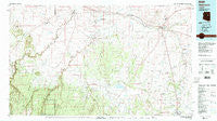 Holbrook Arizona Historical topographic map, 1:100000 scale, 30 X 60 Minute, Year 1980