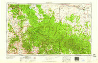 Holbrook Arizona Historical topographic map, 1:250000 scale, 1 X 2 Degree, Year 1960