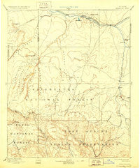 Holbrook Arizona Historical topographic map, 1:250000 scale, 1 X 1 Degree, Year 1893