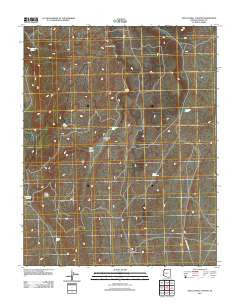Hole-n-Wall Canyon Arizona Historical topographic map, 1:24000 scale, 7.5 X 7.5 Minute, Year 2011