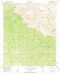 Holy Joe Peak Arizona Historical topographic map, 1:24000 scale, 7.5 X 7.5 Minute, Year 1949