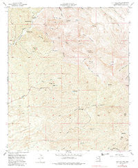 Holy Joe Peak Arizona Historical topographic map, 1:24000 scale, 7.5 X 7.5 Minute, Year 1949