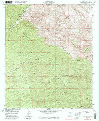 Holy Joe Peak Arizona Historical topographic map, 1:24000 scale, 7.5 X 7.5 Minute, Year 1949