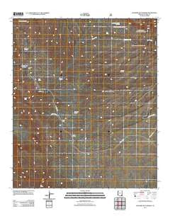 Hookers Hot Springs Arizona Historical topographic map, 1:24000 scale, 7.5 X 7.5 Minute, Year 2011