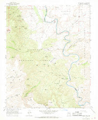 Horner Mtn. Arizona Historical topographic map, 1:24000 scale, 7.5 X 7.5 Minute, Year 1967