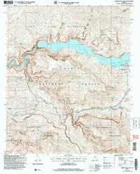 Horse Mesa Dam Arizona Historical topographic map, 1:24000 scale, 7.5 X 7.5 Minute, Year 2004