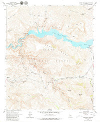 Horse Mesa Dam Arizona Historical topographic map, 1:24000 scale, 7.5 X 7.5 Minute, Year 1964
