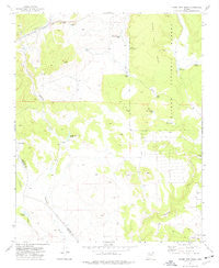Horse Trap Mesa Arizona Historical topographic map, 1:24000 scale, 7.5 X 7.5 Minute, Year 1973