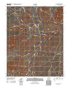 Horse Mesa Arizona Historical topographic map, 1:24000 scale, 7.5 X 7.5 Minute, Year 2010