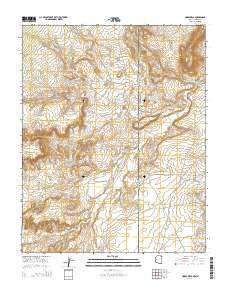 Horse Mesa Arizona Current topographic map, 1:24000 scale, 7.5 X 7.5 Minute, Year 2014