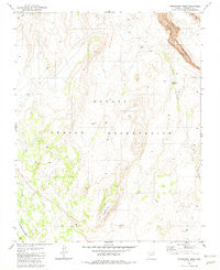 Horsethief Mesa Arizona Historical topographic map, 1:24000 scale, 7.5 X 7.5 Minute, Year 1981