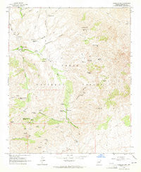 Humboldt Mtn. Arizona Historical topographic map, 1:24000 scale, 7.5 X 7.5 Minute, Year 1964