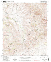 Humboldt Mtn. Arizona Historical topographic map, 1:24000 scale, 7.5 X 7.5 Minute, Year 1964