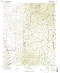 Humboldt Arizona Historical topographic map, 1:24000 scale, 7.5 X 7.5 Minute, Year 1973