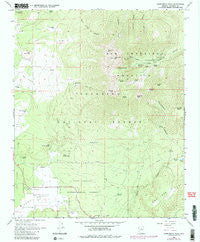 Humphreys Peak Arizona Historical topographic map, 1:24000 scale, 7.5 X 7.5 Minute, Year 1966