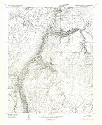 Hurricane Cliffs 2 NE Arizona Historical topographic map, 1:24000 scale, 7.5 X 7.5 Minute, Year 1954