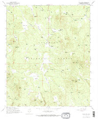 Hutch Mtn. Arizona Historical topographic map, 1:24000 scale, 7.5 X 7.5 Minute, Year 1965