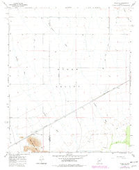 Hyder SE Arizona Historical topographic map, 1:24000 scale, 7.5 X 7.5 Minute, Year 1965