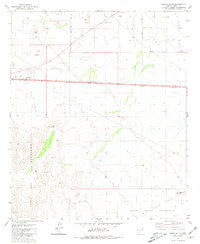Indian Butte Arizona Historical topographic map, 1:24000 scale, 7.5 X 7.5 Minute, Year 1981