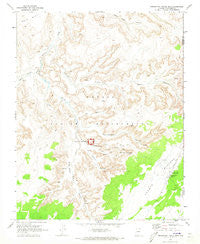 Inscription House Ruin Arizona Historical topographic map, 1:24000 scale, 7.5 X 7.5 Minute, Year 1970