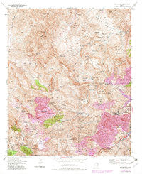Inspiration Arizona Historical topographic map, 1:24000 scale, 7.5 X 7.5 Minute, Year 1945