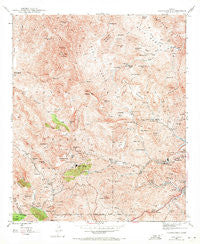 Inspiration Arizona Historical topographic map, 1:24000 scale, 7.5 X 7.5 Minute, Year 1945