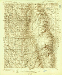 Jacobs Lake Arizona Historical topographic map, 1:48000 scale, 15 X 15 Minute, Year 1936