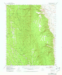 Jacobs Lake Arizona Historical topographic map, 1:62500 scale, 15 X 15 Minute, Year 1953