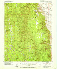 Jacobs Lake Arizona Historical topographic map, 1:62500 scale, 15 X 15 Minute, Year 1953
