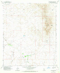 Javelina Peak Arizona Historical topographic map, 1:24000 scale, 7.5 X 7.5 Minute, Year 1966
