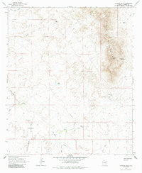 Javelina Peak Arizona Historical topographic map, 1:24000 scale, 7.5 X 7.5 Minute, Year 1966