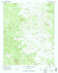Jaycox Mtn. Arizona Historical topographic map, 1:24000 scale, 7.5 X 7.5 Minute, Year 1970