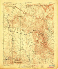 Jerome Arizona Historical topographic map, 1:125000 scale, 30 X 30 Minute, Year 1905